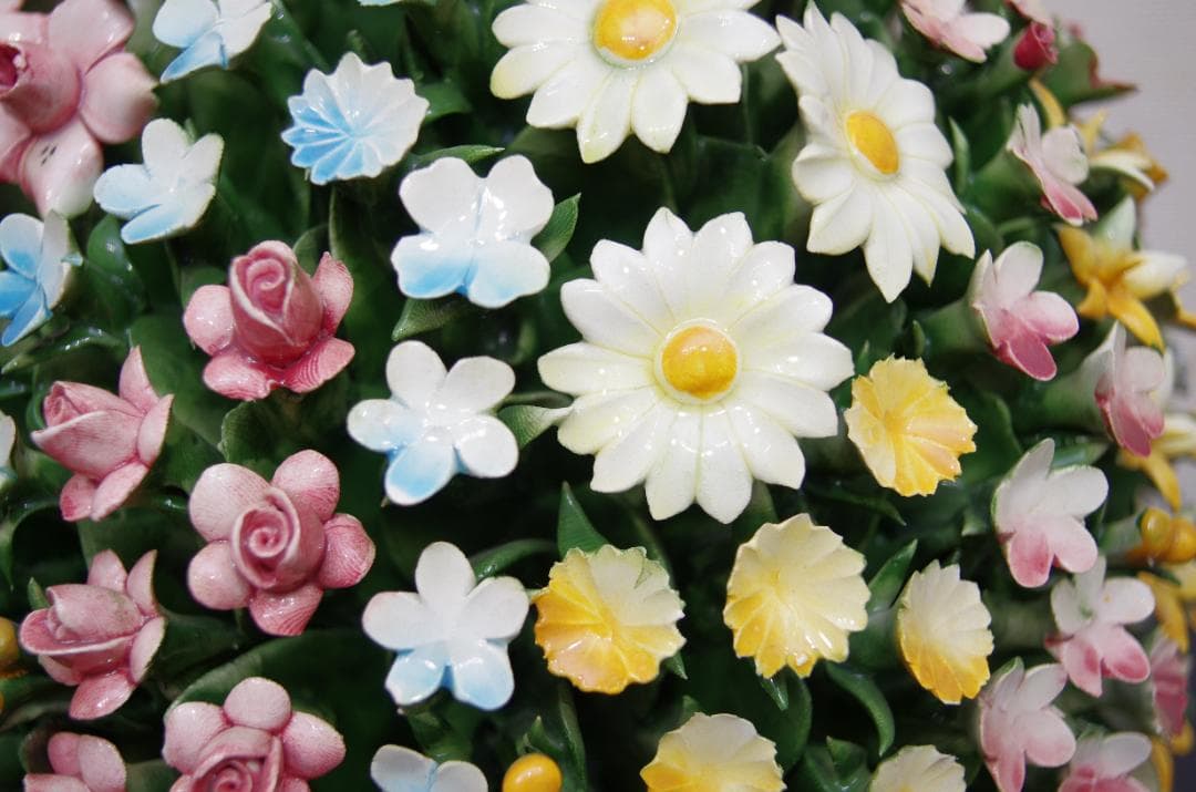 【アンティーク】カポディモンテ capodimonte　陶花