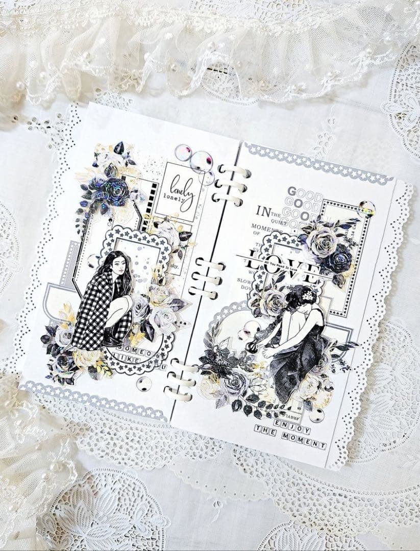 コラージュ素材　紙もの　素材紙　【2301】