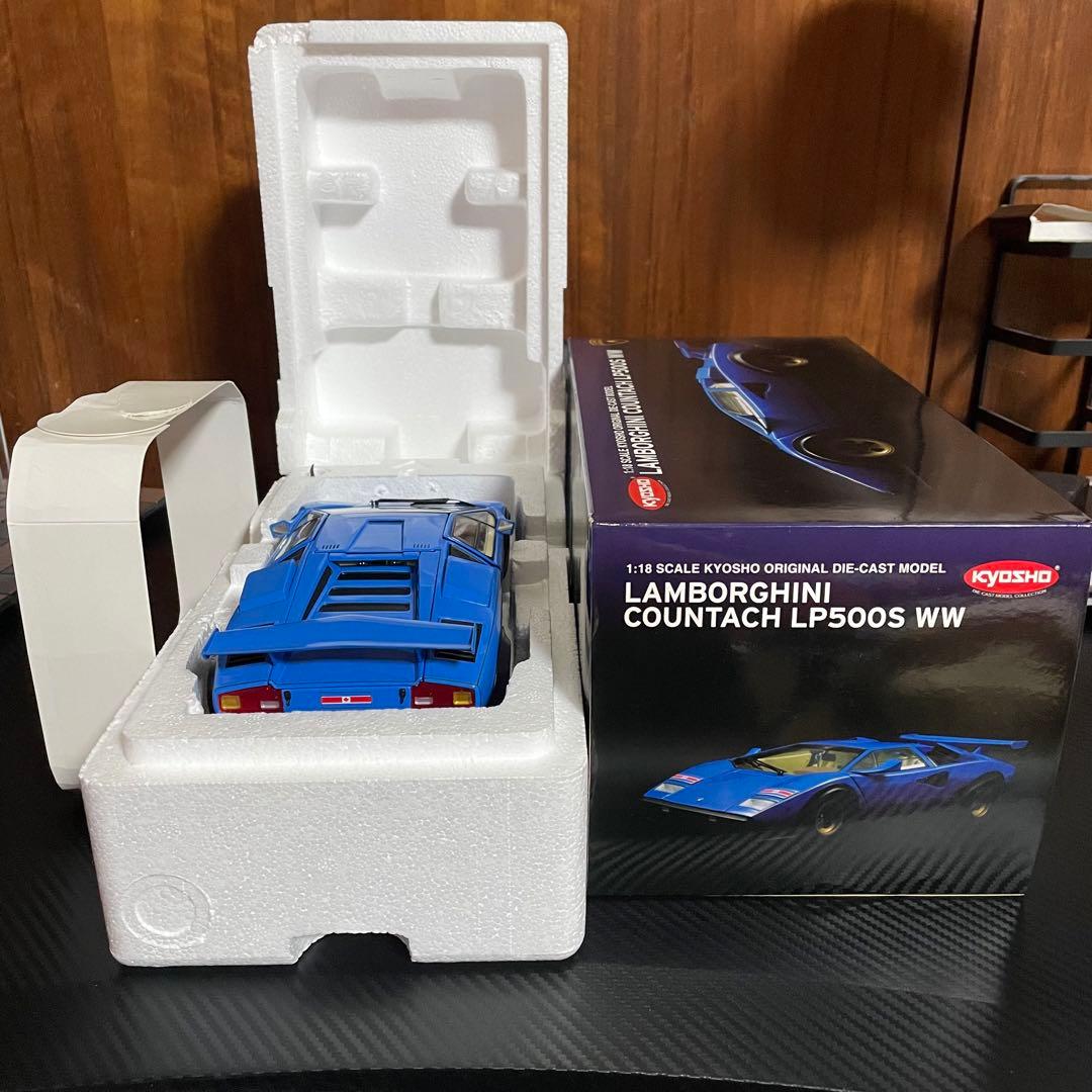 激レア!未展示品 京商 1/18 ランボルギーニカウンタックLP500S WW