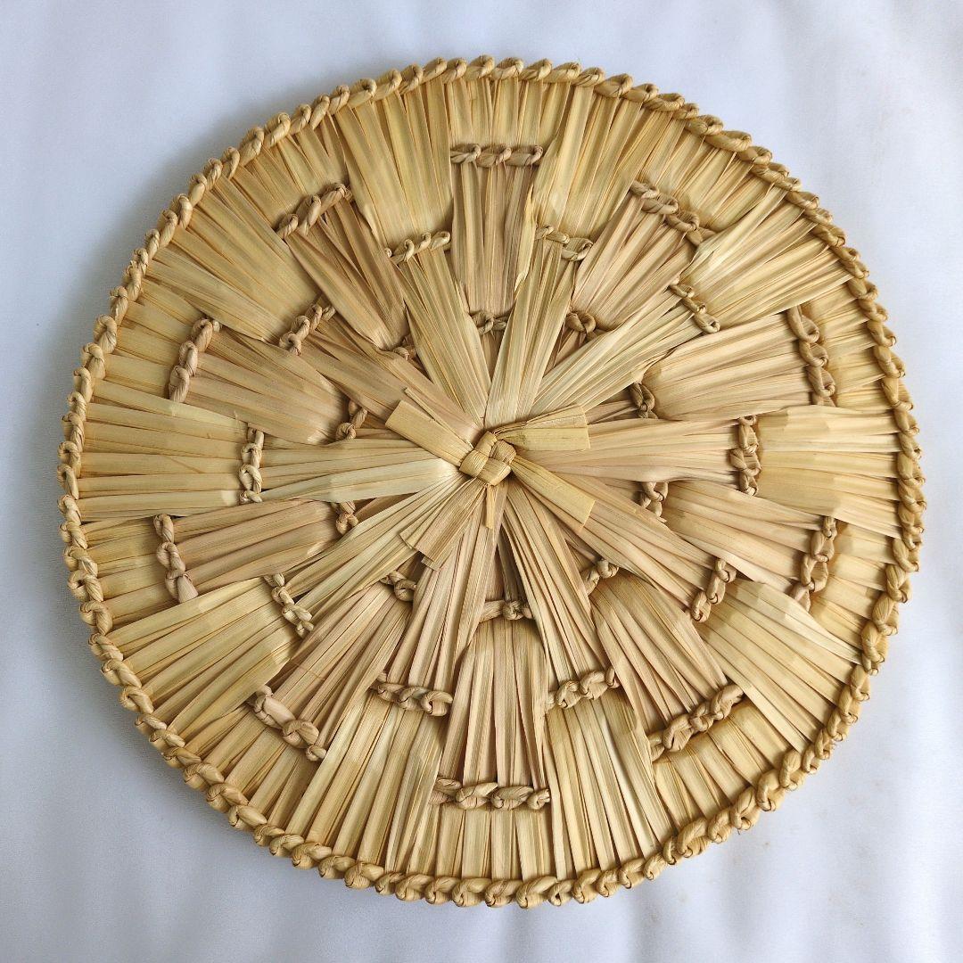 円座 茶道具 竹製 5枚セット