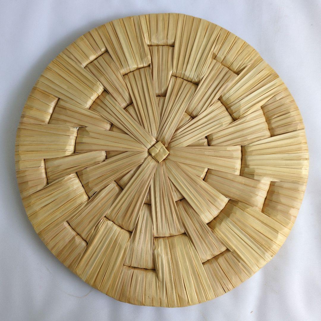 円座 茶道具 竹製 5枚セット