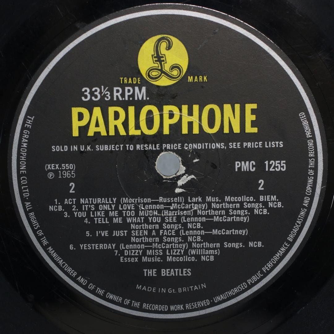 英LP The Beatles HELP! UK盤 Mono 1stプレス KT