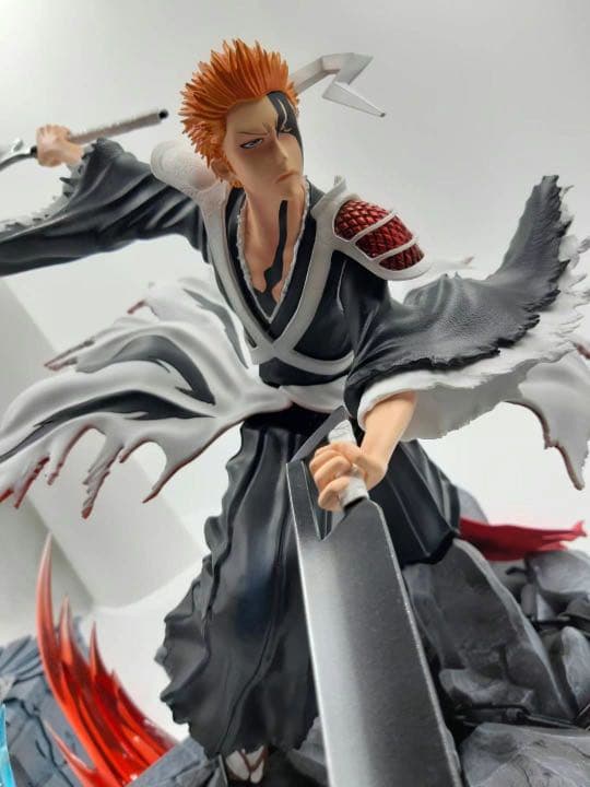 BLEACH 黒衣少年図 黒崎一護 ガレージキット ガレキ スタチュー②⑤