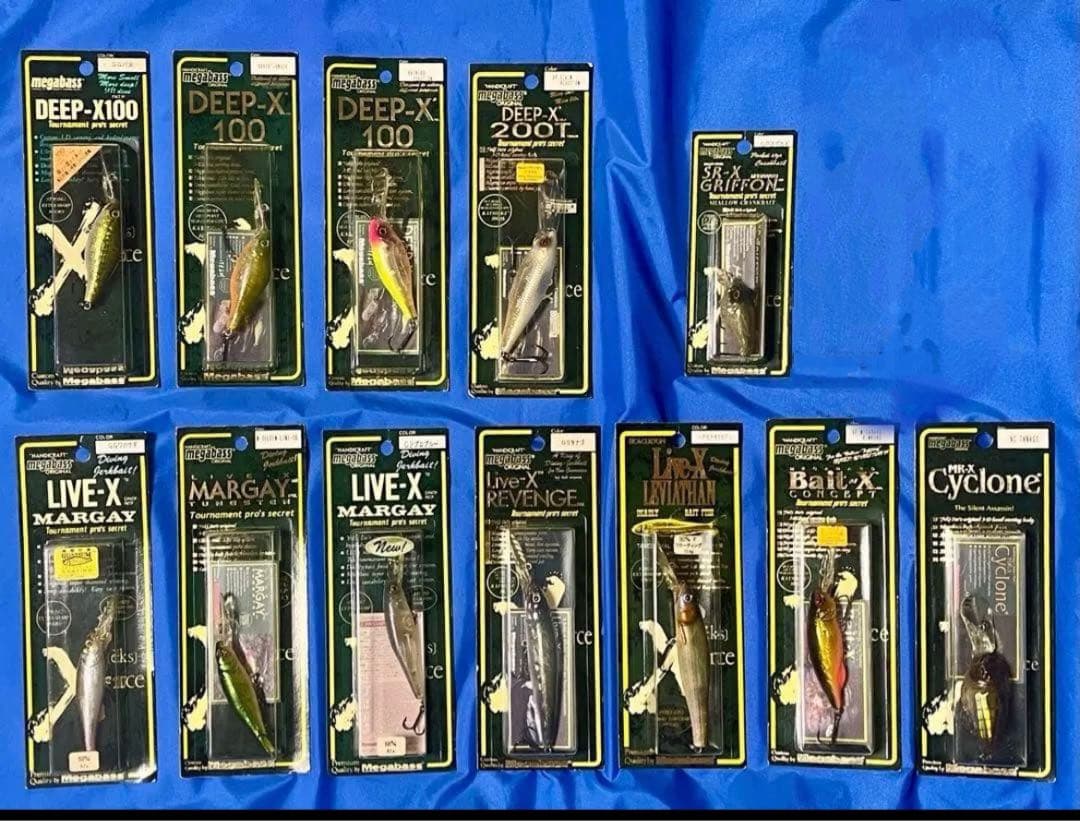 【未開封 値下げ】Megabass DEEP-X100他 12点セットまとめ売り