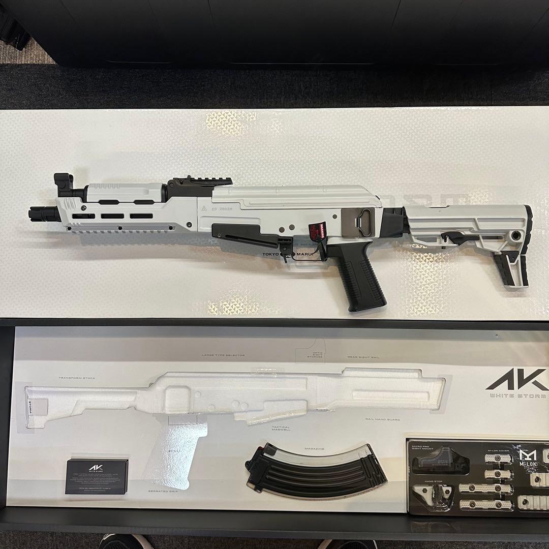 U*²様 東京マルイ AK WHITE STORM 次世代電動ガン ホワイトスト