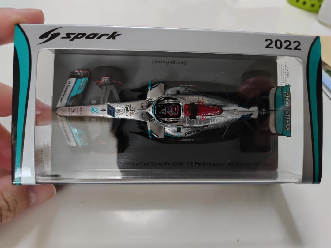 スパーク製　1/43メルセデスW13　２台セット