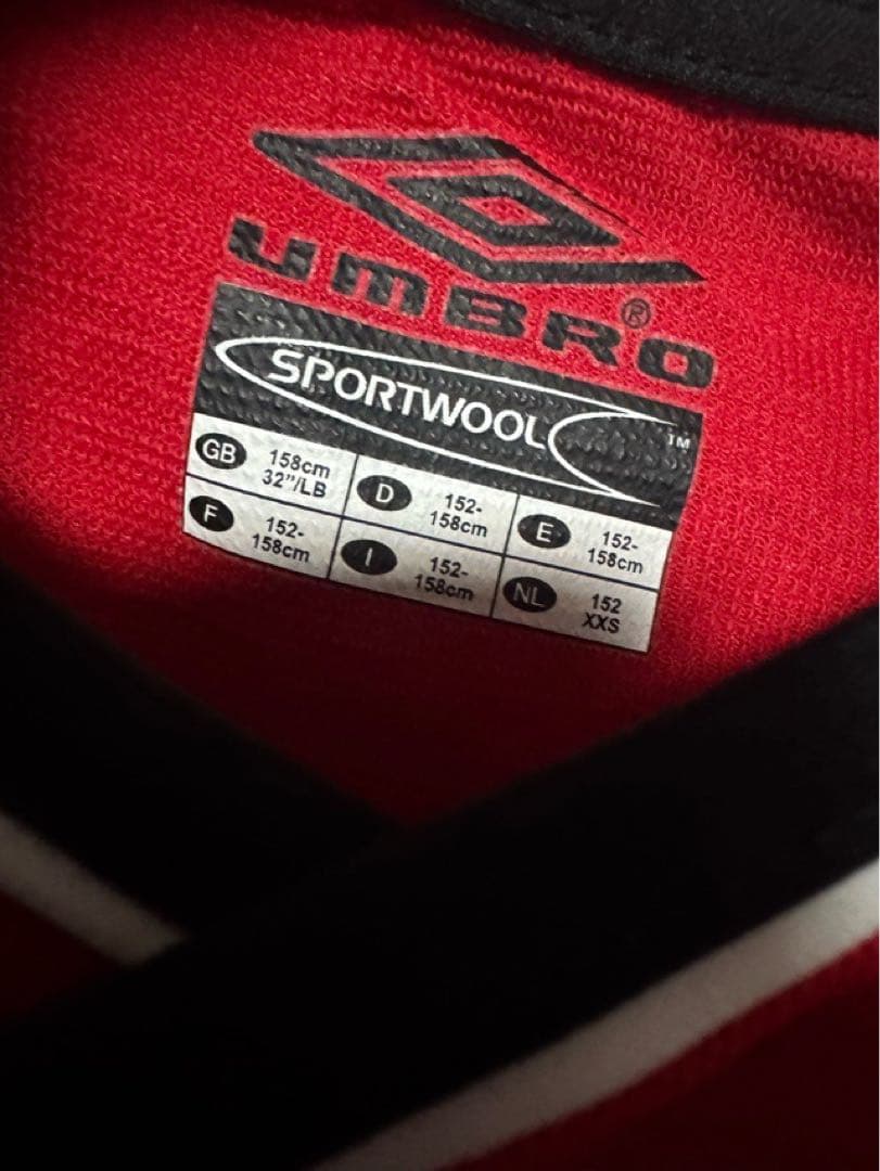 マンチェスターユナイテッド 長袖 ユニフォーム XXS UMBRO アンブロ