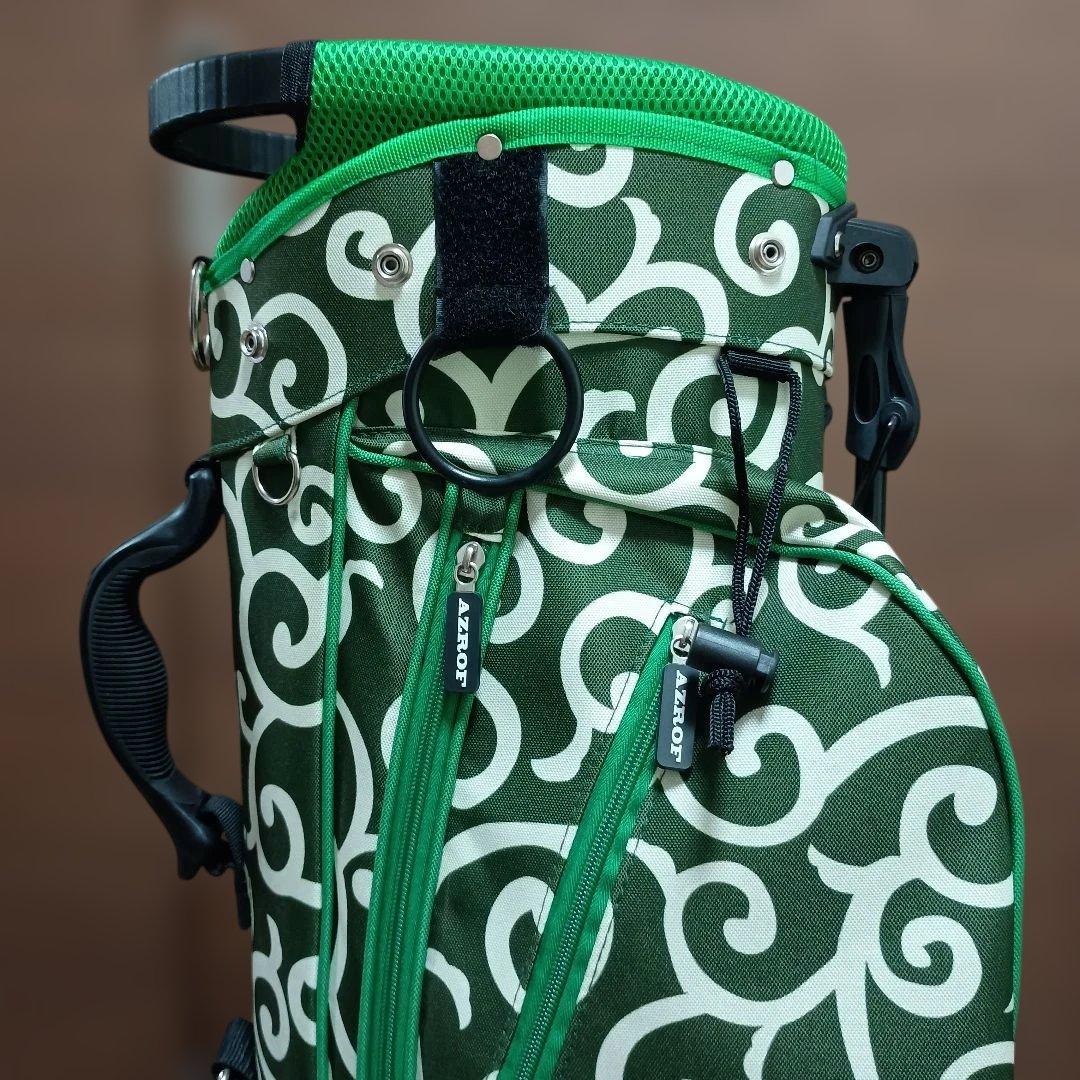 ふぁっく　AZROF アズロフ スタンド キャディバッグ 唐草模様