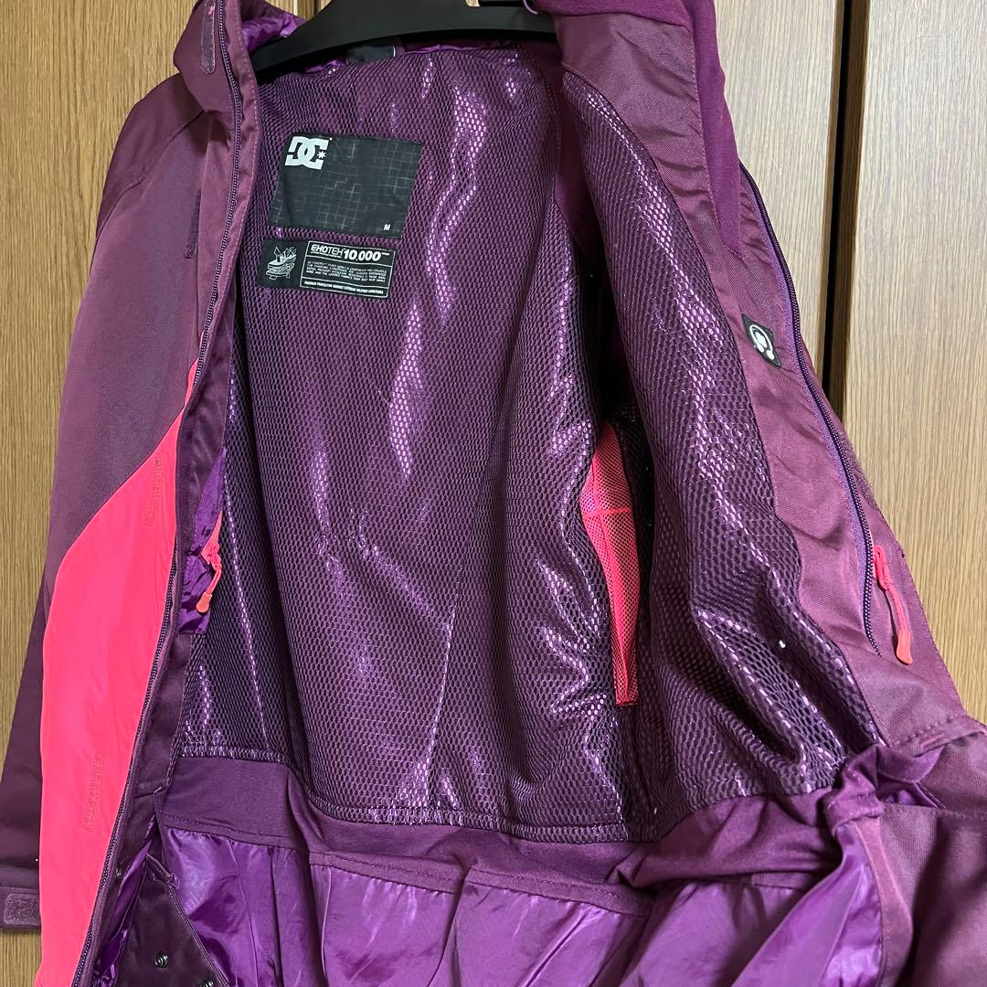 DC kiss markディーシー スノボウェア パンツセット レディース M