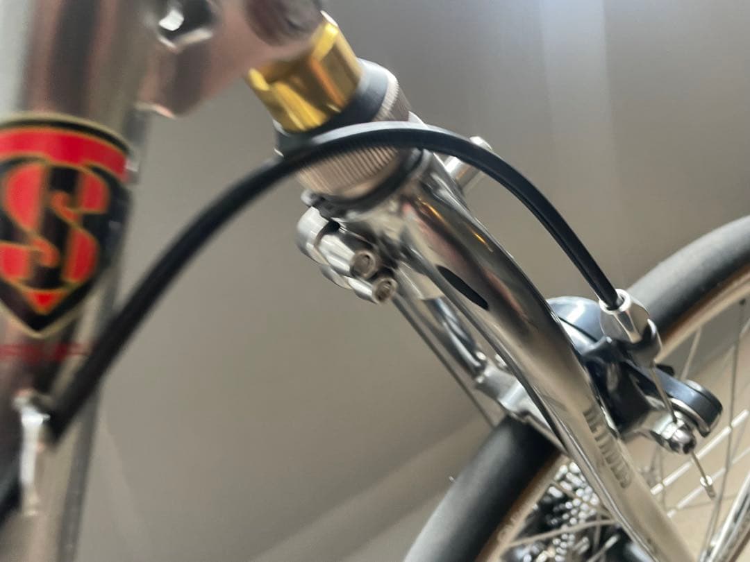 n*o様 KHS F-20R クロームシルバー　ブルホーン　クロモリ