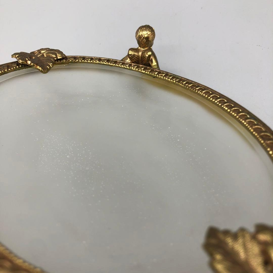 イギリス英国アンティークエンジェル天使真鍮小物入れトレイソープディッシュ