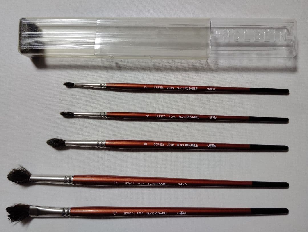 画材9点セット　絵具　クリーナー　筆洗　デッサン人形　ブラックリセーブル　絵画