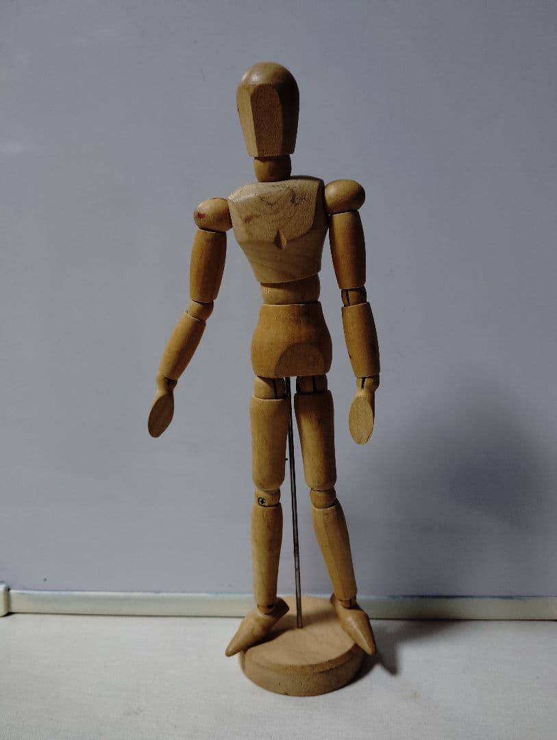 画材9点セット　絵具　クリーナー　筆洗　デッサン人形　ブラックリセーブル　絵画