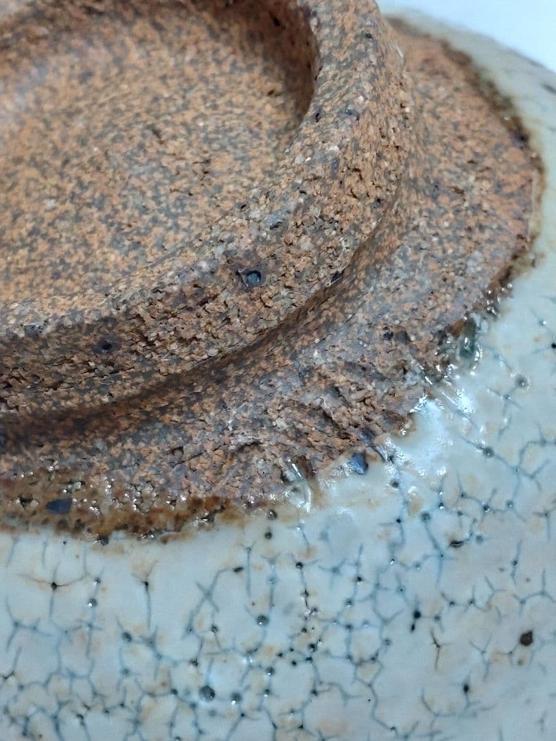 茶道具　古物　粉引唐津　抹茶碗