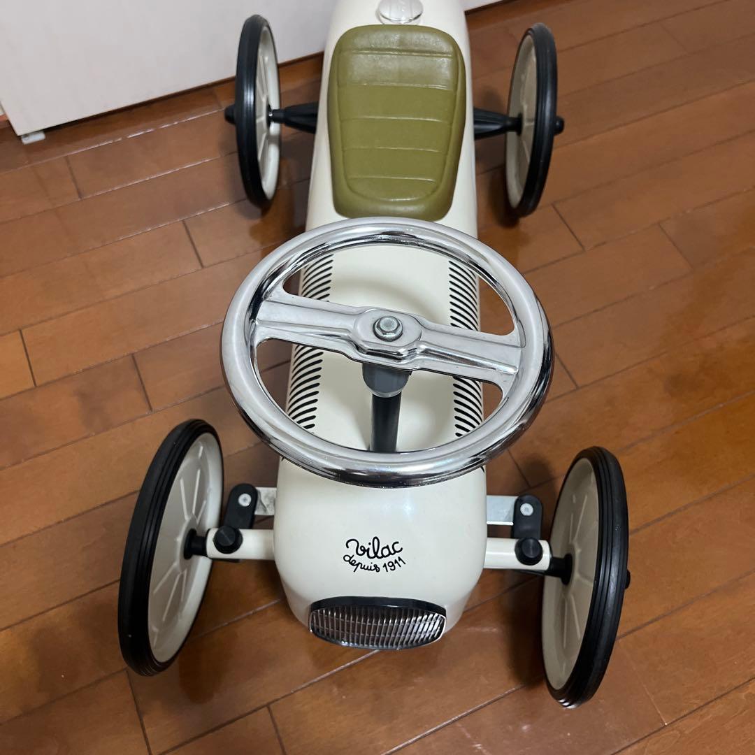 【美品】 Vilac ホワイト レーシングカー