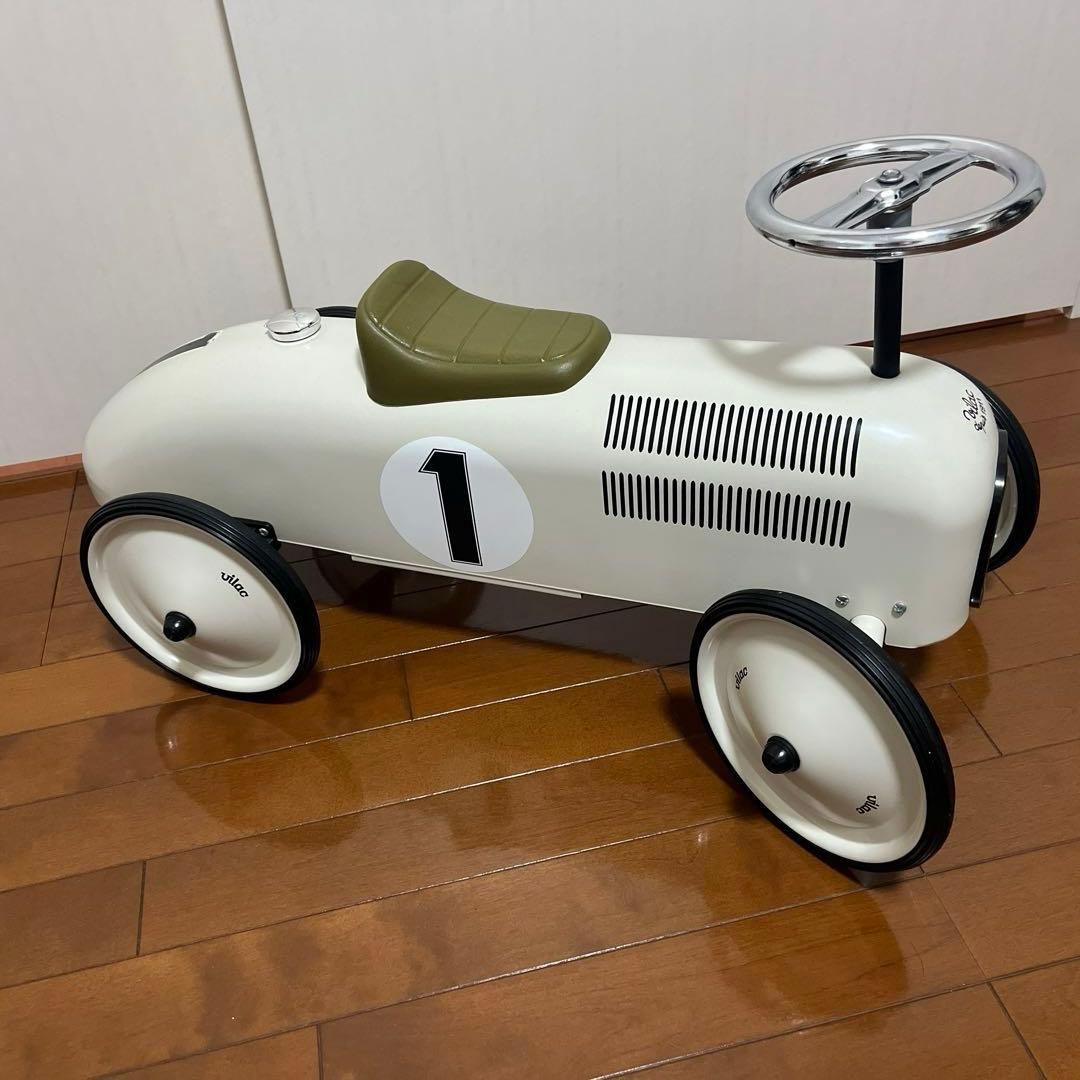 【美品】 Vilac ホワイト レーシングカー