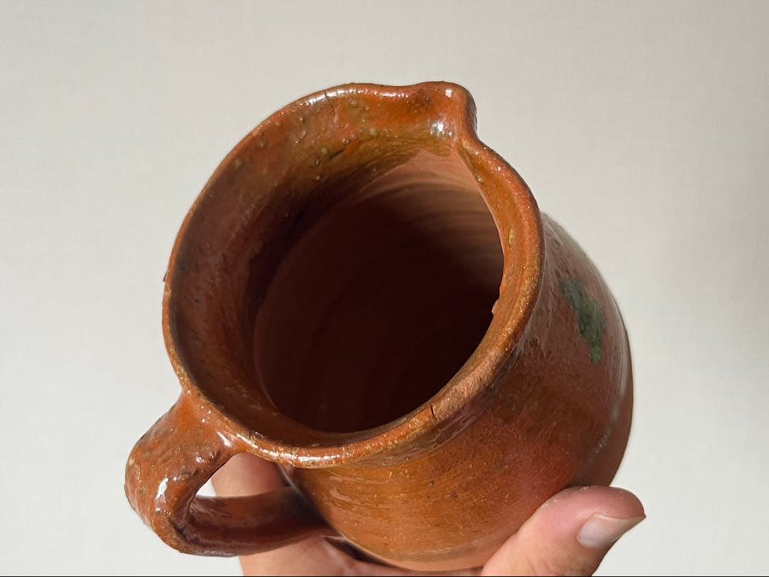 オランダ アンティーク ジャグ 焼き物 骨董 陶器 水差し ビンテージ フランス