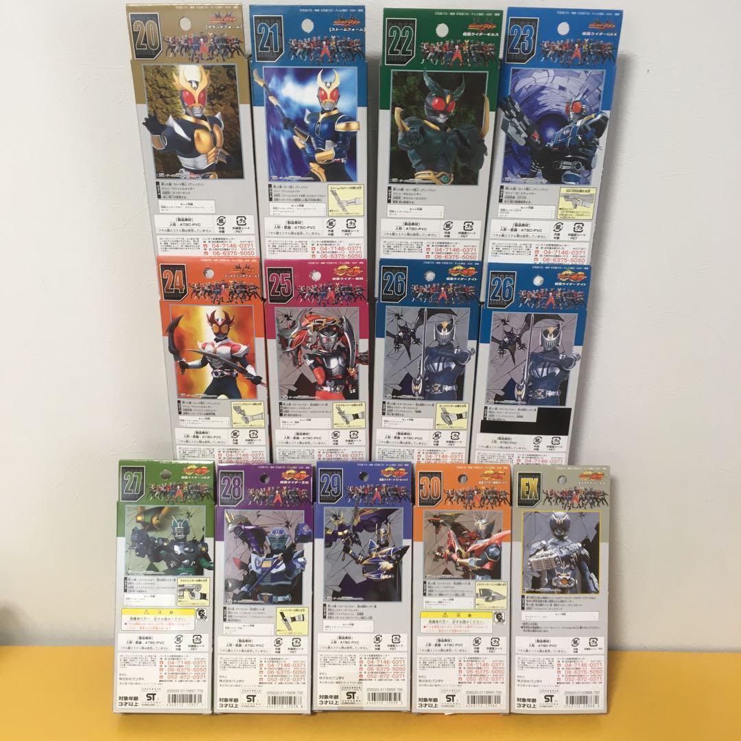 仮面ライダーアギト＆龍騎（×13箱セット）ソフビ　ライダーヒーローシリーズ