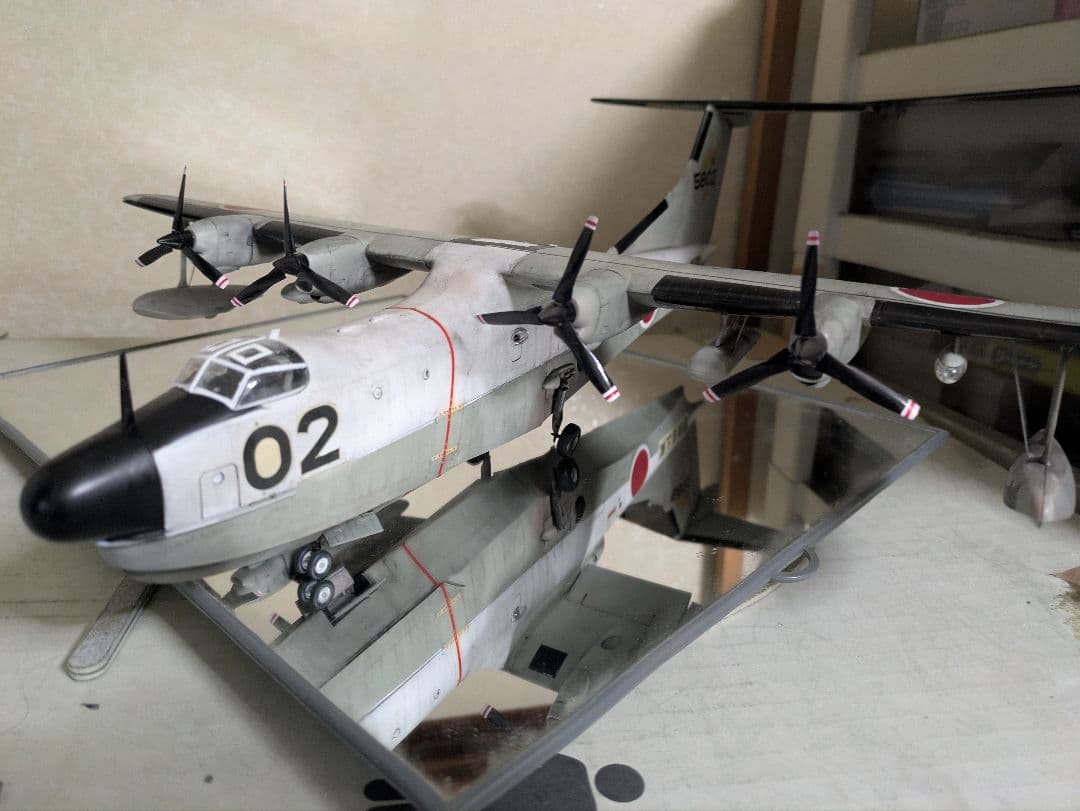 ハセガワ1/72完成品『海上自衛隊新明和PS-1対潜哨戒機』