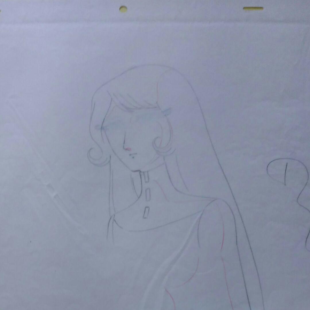 1000年女王　背景、レイアウト、原画　セル画ではありません。