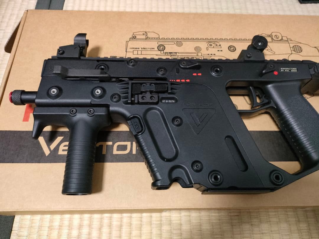 KSC クリスベクター　＋ロングマガジン2本付き　箱説明書有　ガスブローバック