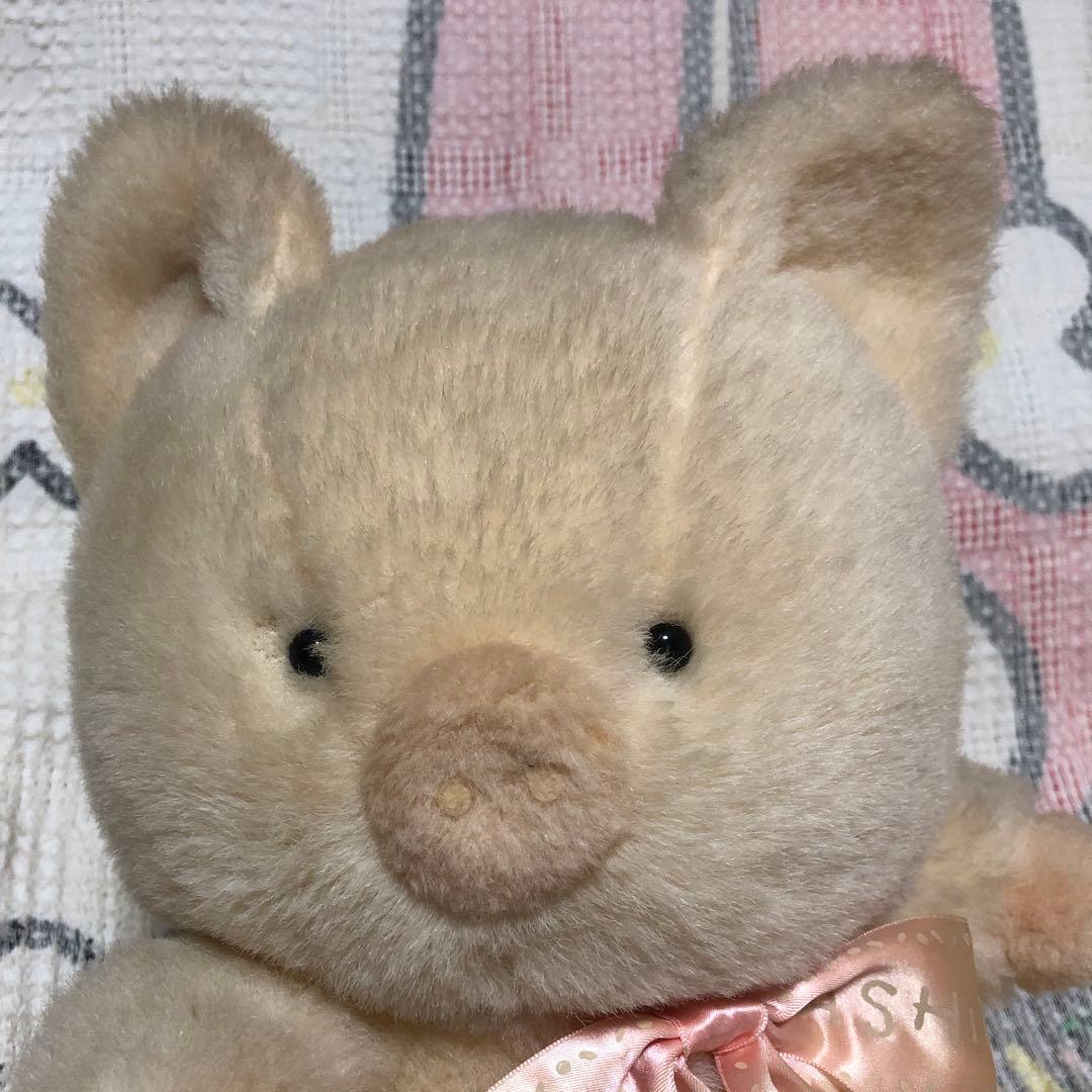 サンリオ　昭和レトロ　ヴィンテージ ザシキブタ　正規品　大きなぬいぐるみ　中古