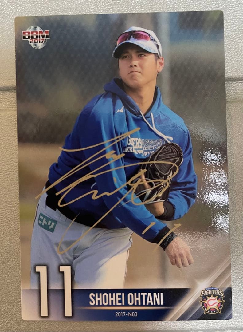 美品 レア 大谷翔平 ニッポンハム ホームランソーセージカード 2枚 サインあり