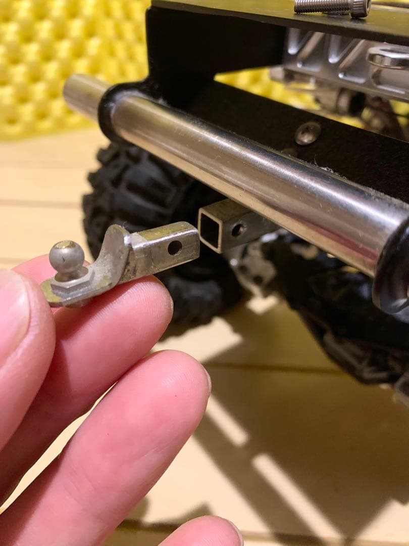 タミヤラジコンCR01フルセット　希少レアパーツカスタムウインチ付きランクル80