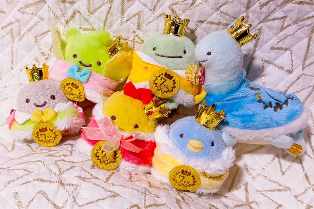 すみっコぐらし7周年ぬいぐるみセット 6体