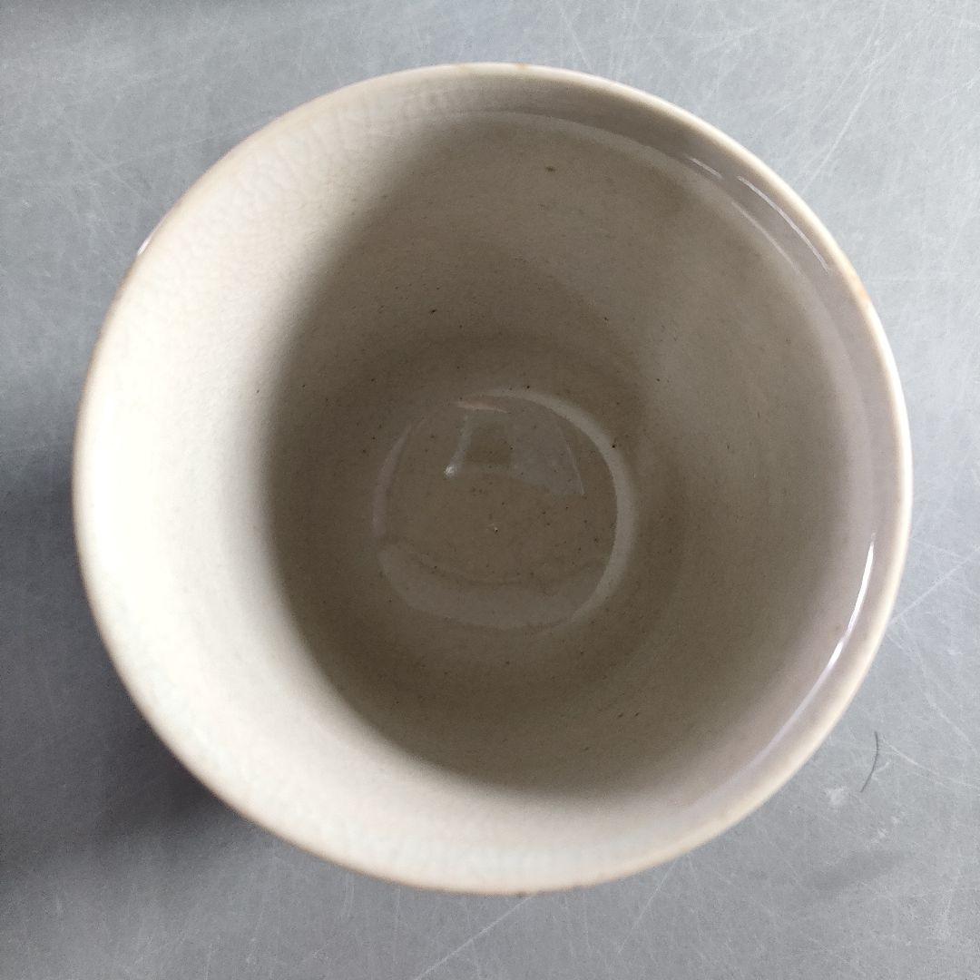 A874-3/平安菊渓 造/仁清写雲錦模様小蓋茶碗(蓋4客・碗5客)