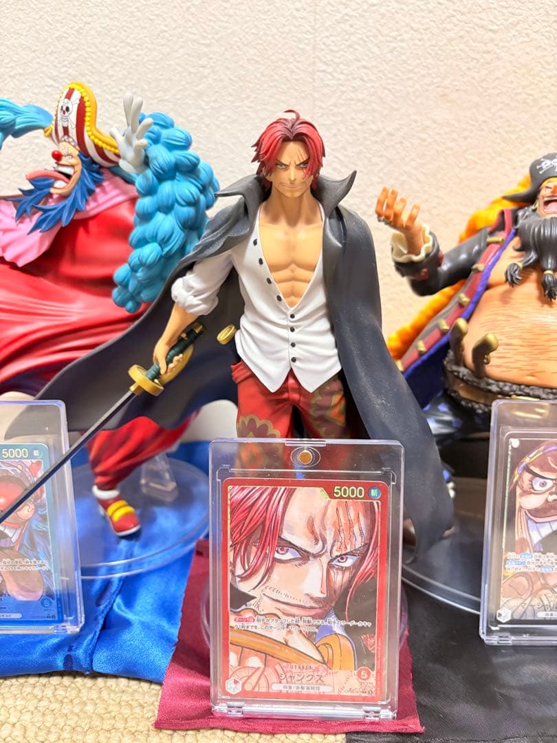 一番くじ ワンピース 新四皇　シャンクス　ティーチ　バギー　ワンピースカード
