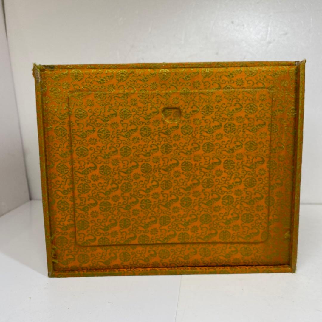 中国美術　花入　高さ17㎝　幅約22㎝　共箱　タサコサ　東さ7-0222☆2F