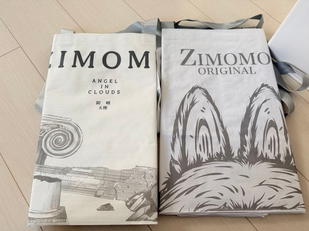 【正規品美品】POPMART ジモモ　エンジェル　茶ジモモ　2体セット　ラブブ