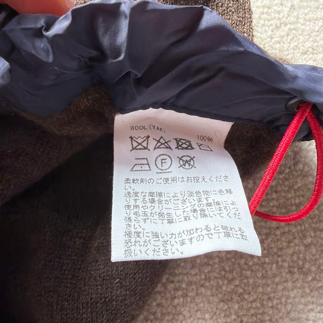 static 100%ヤクウール ブラウンライナー　ブランケット