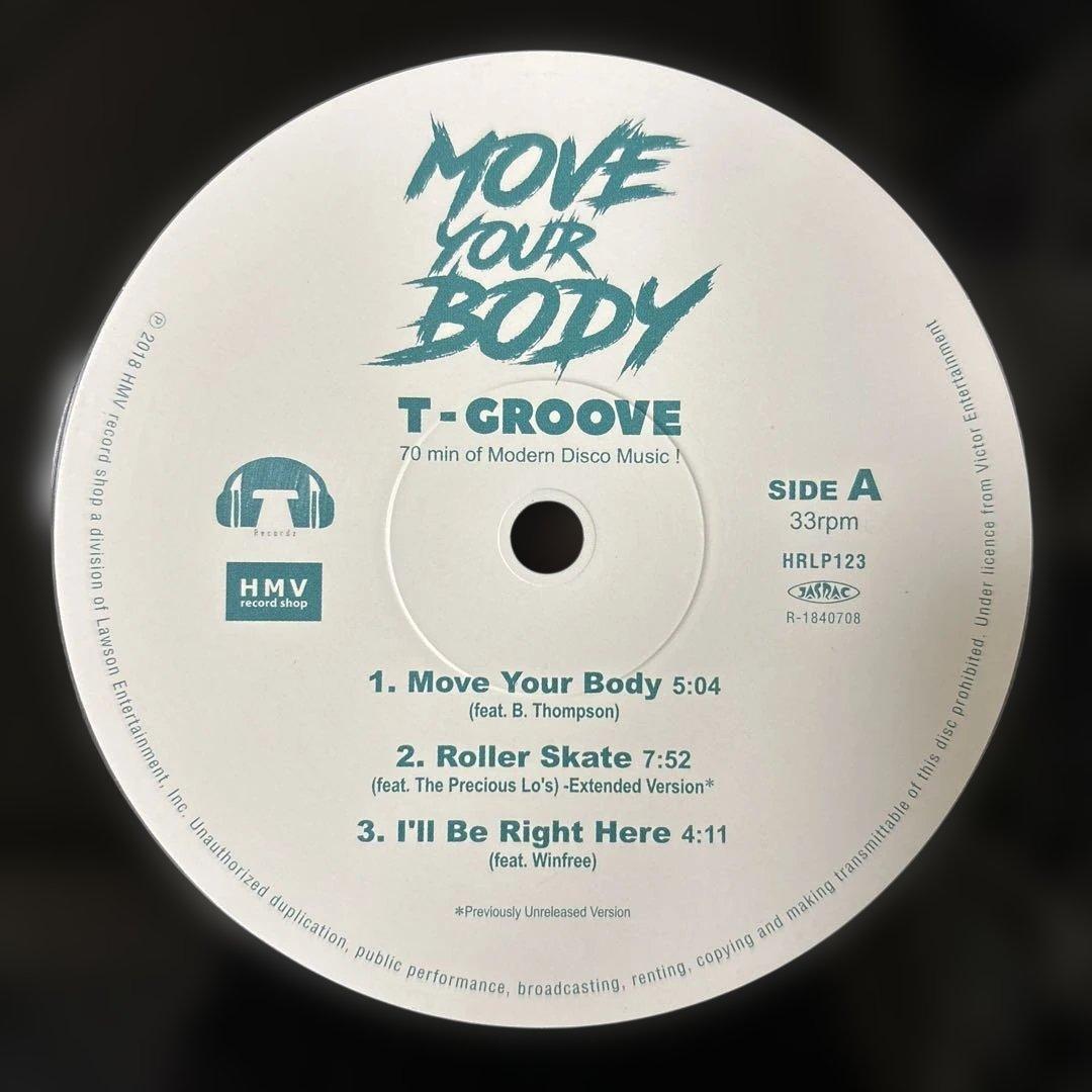 ⭐︎レア盤⭐︎T-GROOVE / MOVE YOUR BODY （美品）