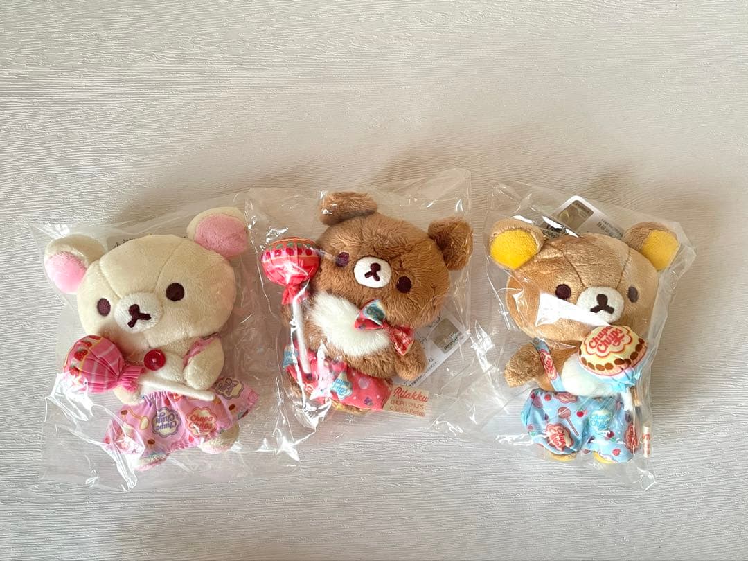 リラックマ × チュッパチャプス コラボ ぬいぐるみセット（ロフト限定）