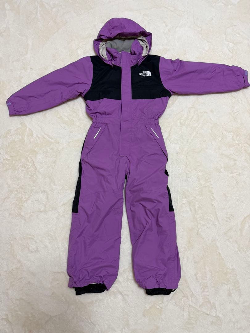 ノースフェイス　キッズ　スキーウェア　つなぎ　120