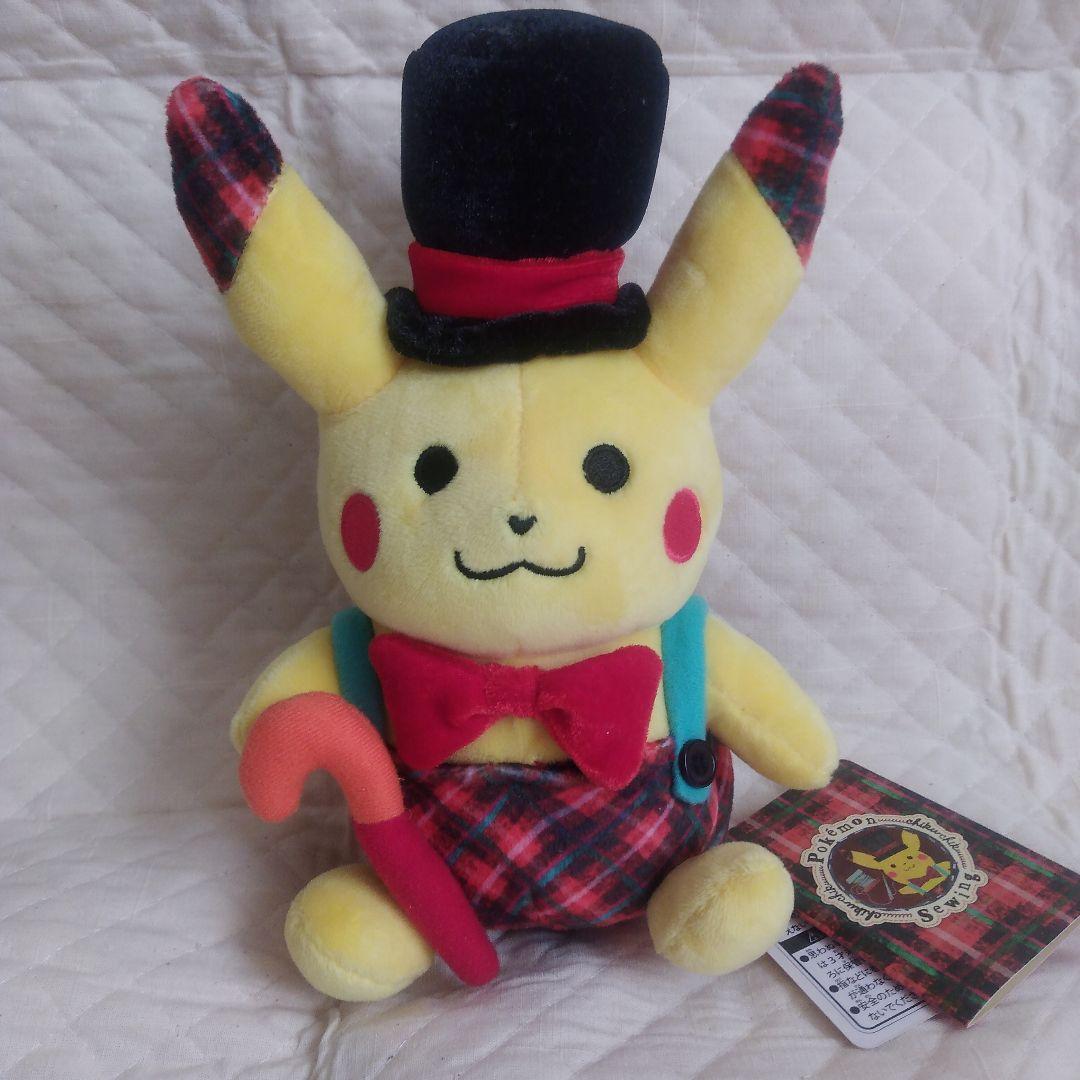 ポケセン限定 ピカチュウぬいぐるみ chiku-chiku sewing　タグ付