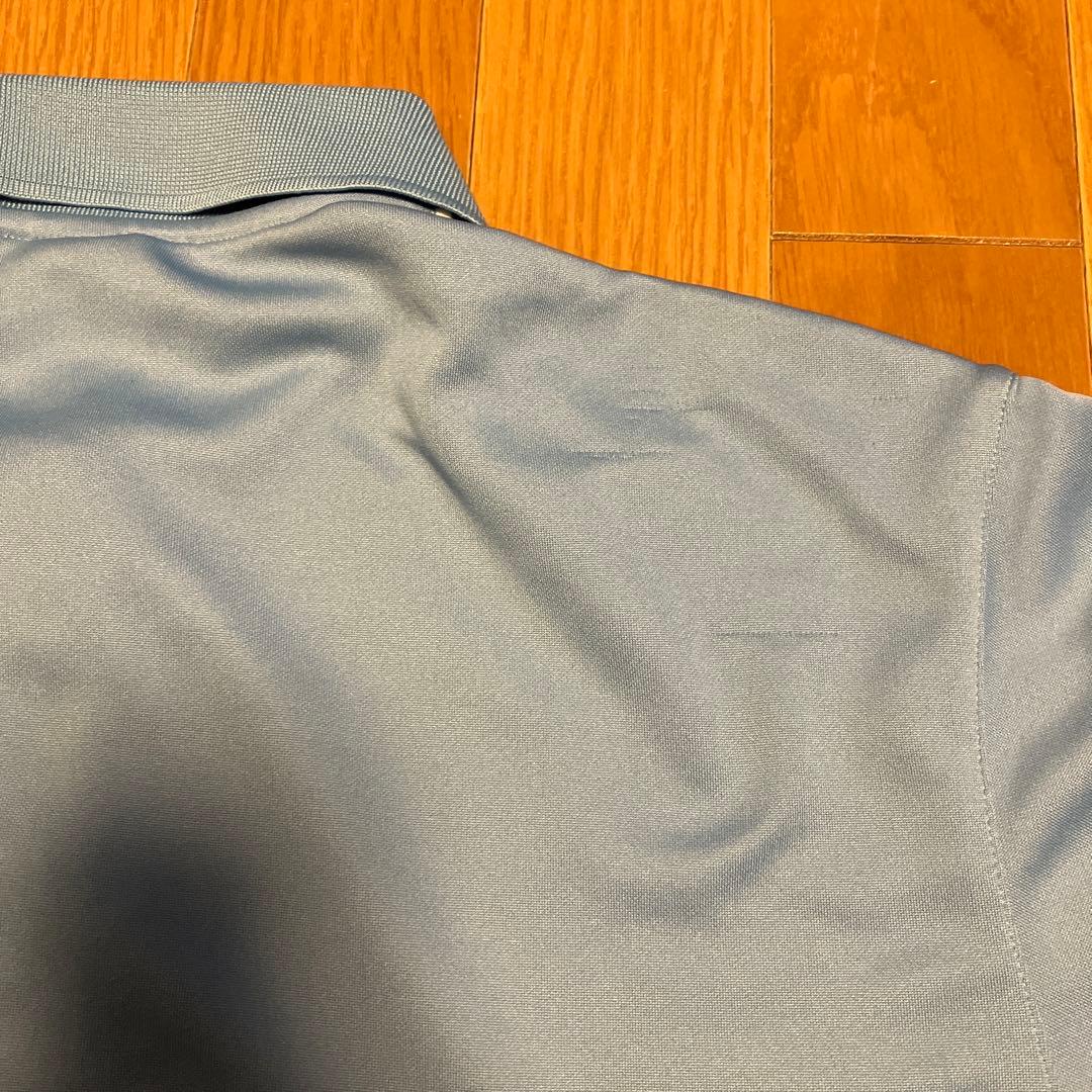 カズ様　Nike Dri-FIT ライトブルー ポロシャツ