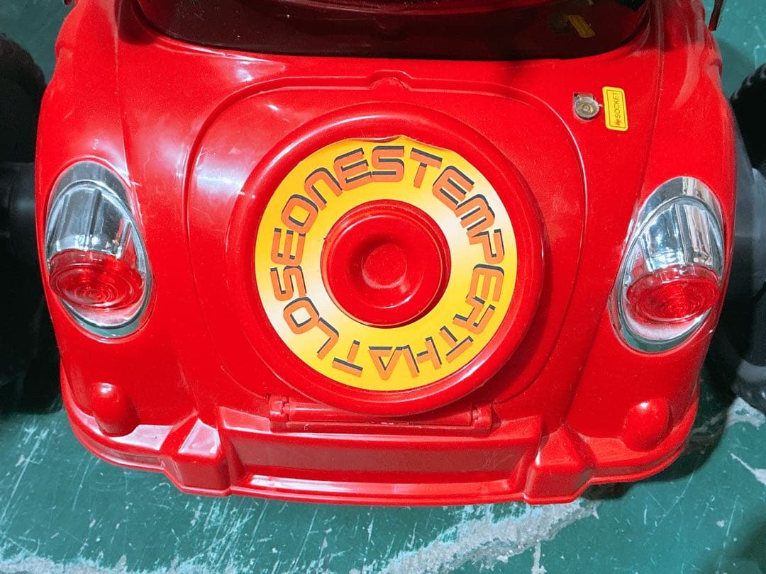 【ジャンク】電動カート 子供用 電動乗用カー レーシングカート 4輪 説明書付き