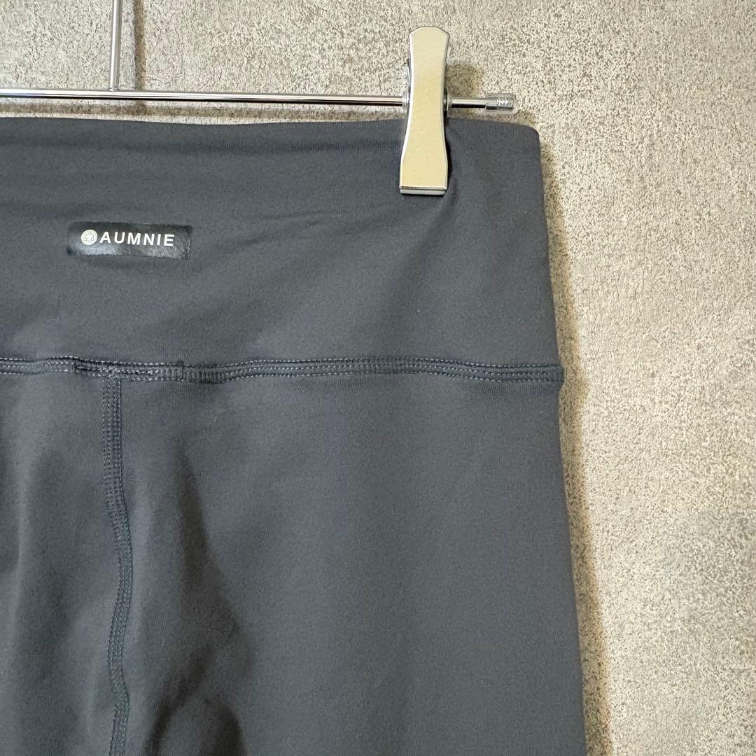 M相当【美品】AUMNIEアムニー レギンス グレー 8部丈 カッティング
