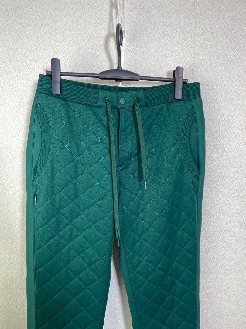 （美品）JACK BUNNY ジャックバニーキルト柄中綿パンツ グリーンサイズ5