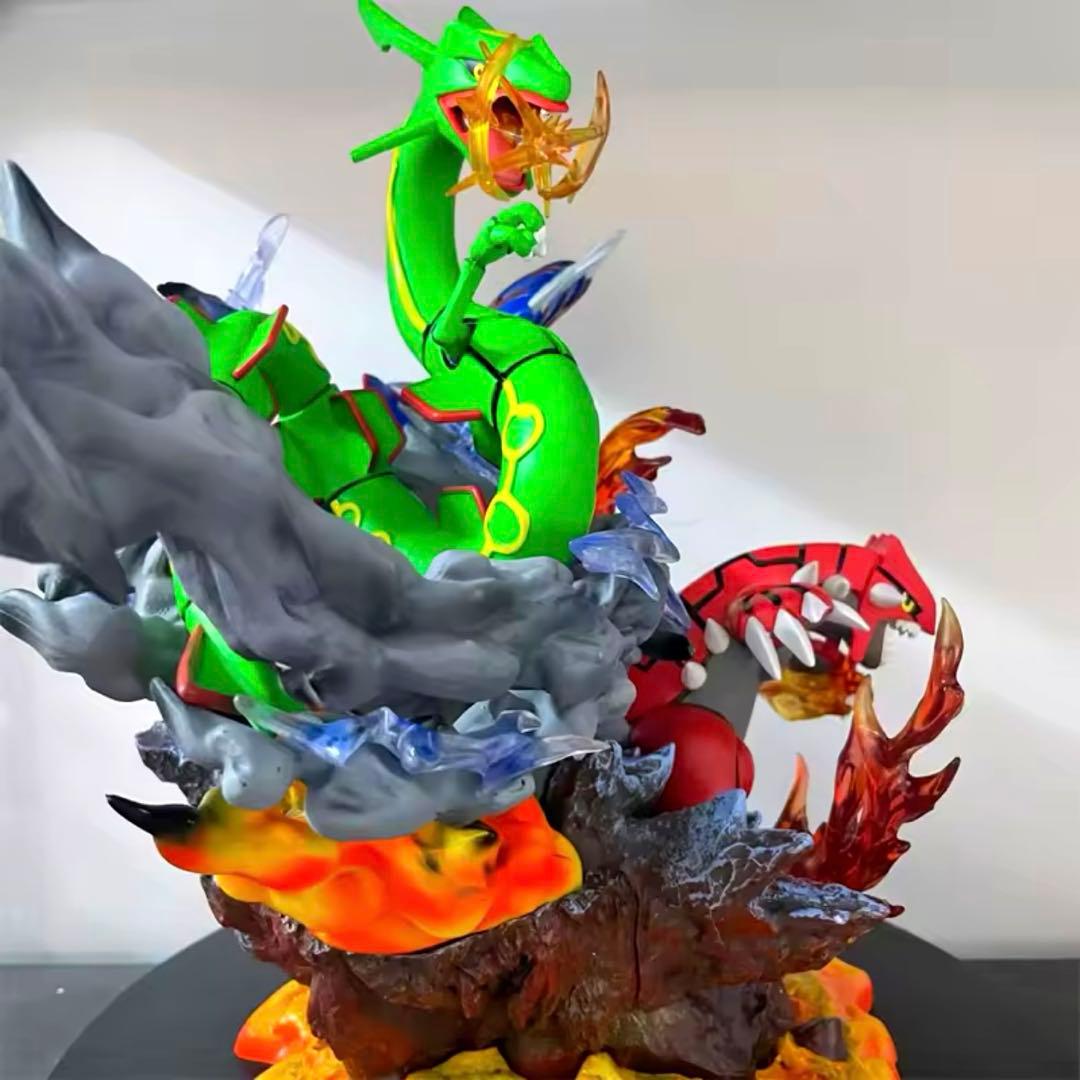 35cm ポケモン レックウザ グラードン カイオーガ フィギュア