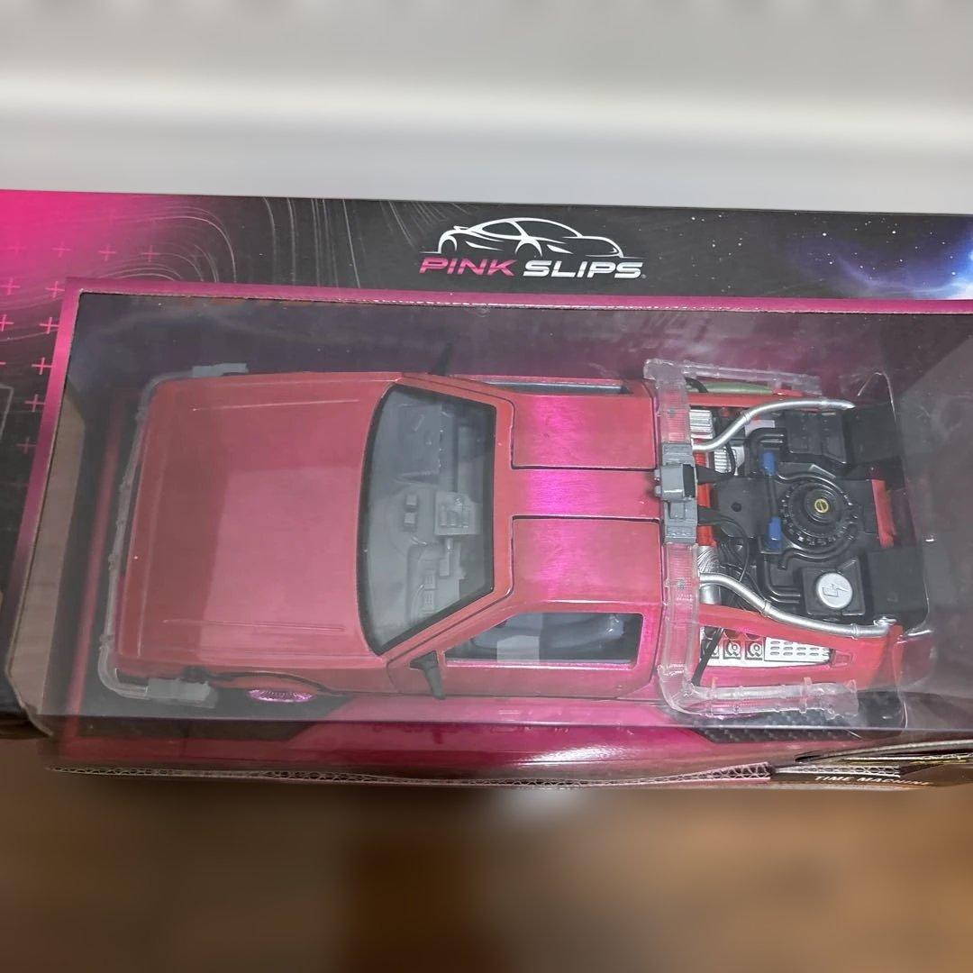 バックトゥーザフューチャー　デロリアンpink slip ダイキャスト 1/32
