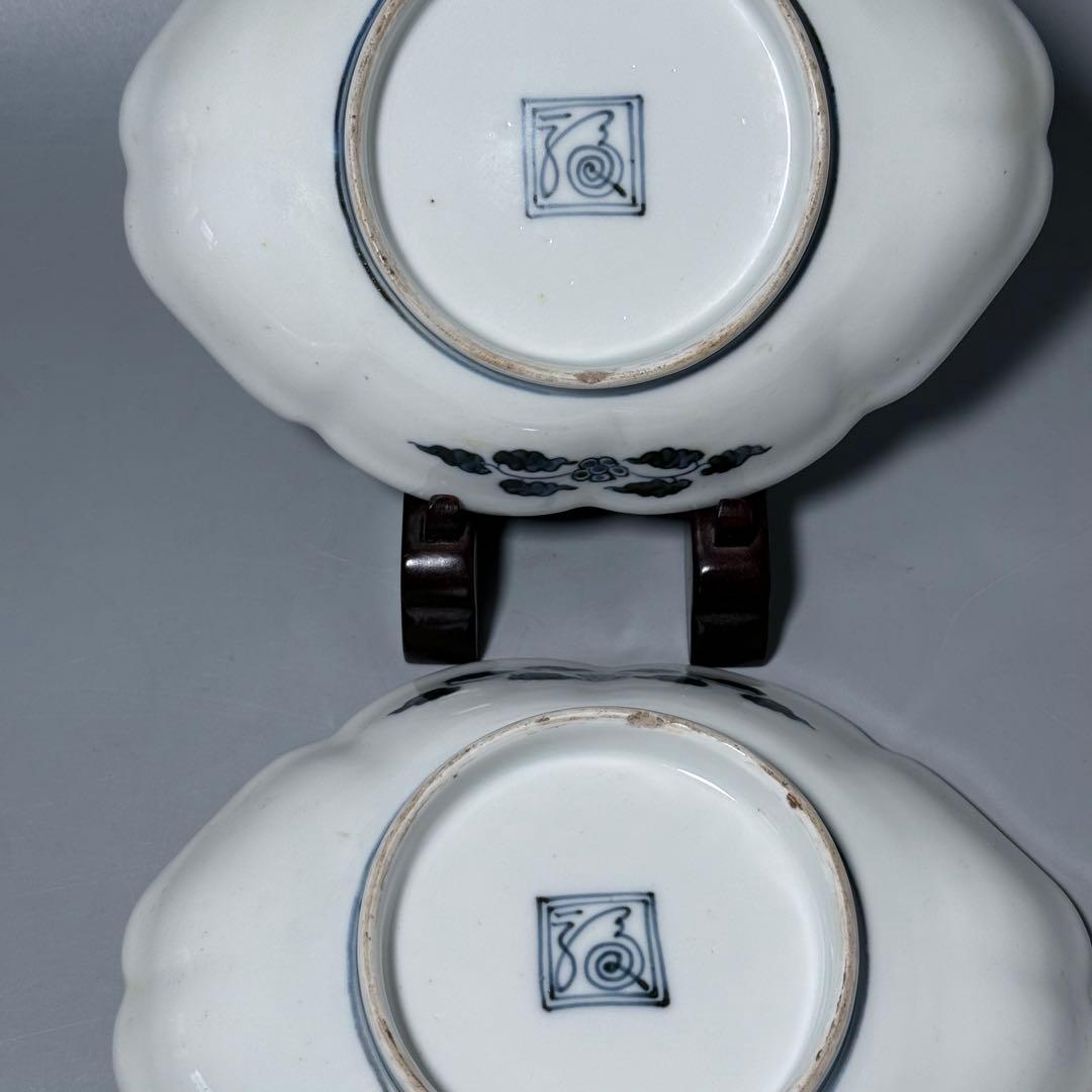 十二代　酒井田柿右衛門　錦　鳳凰丸文変形皿　最後の五客！　渦福　角福　器を楽しむ