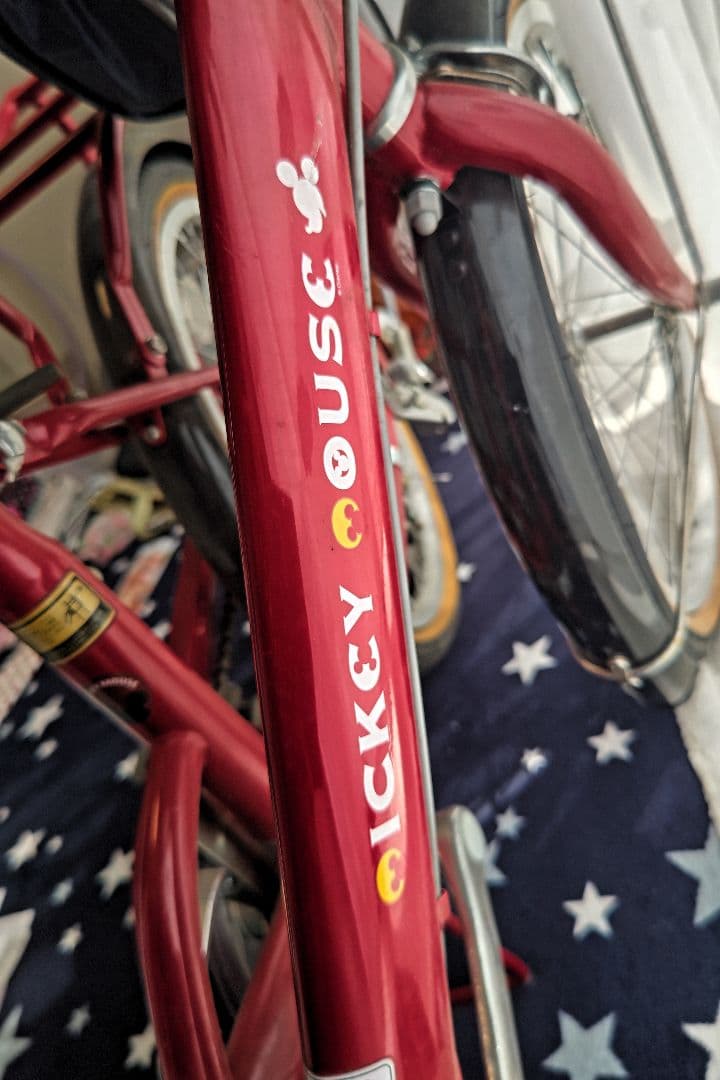 ミッキーマウス折畳み自転車