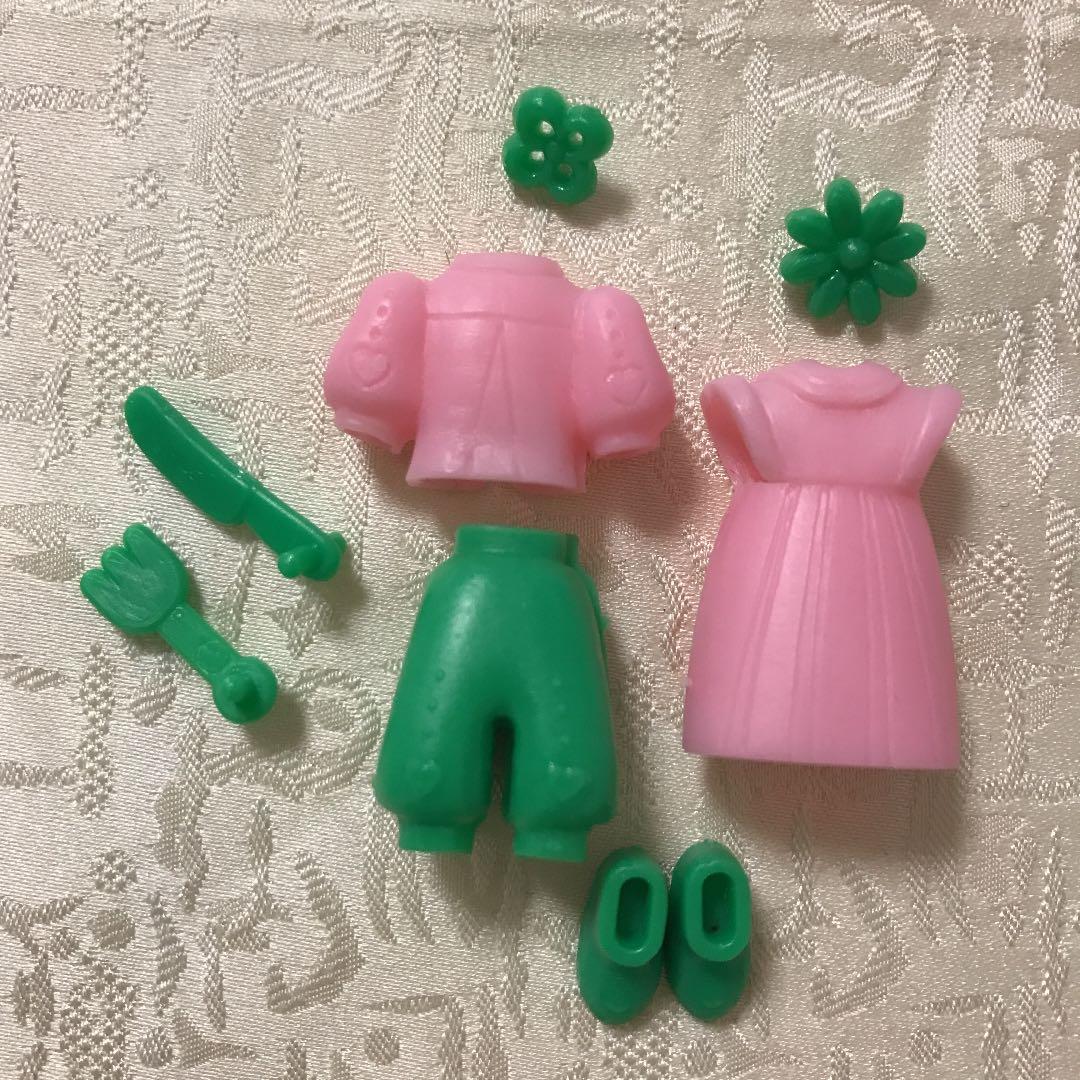 グリコおまけ　昭和　レトロ　パピーちゃん　(おりょうり　あそびぎ)