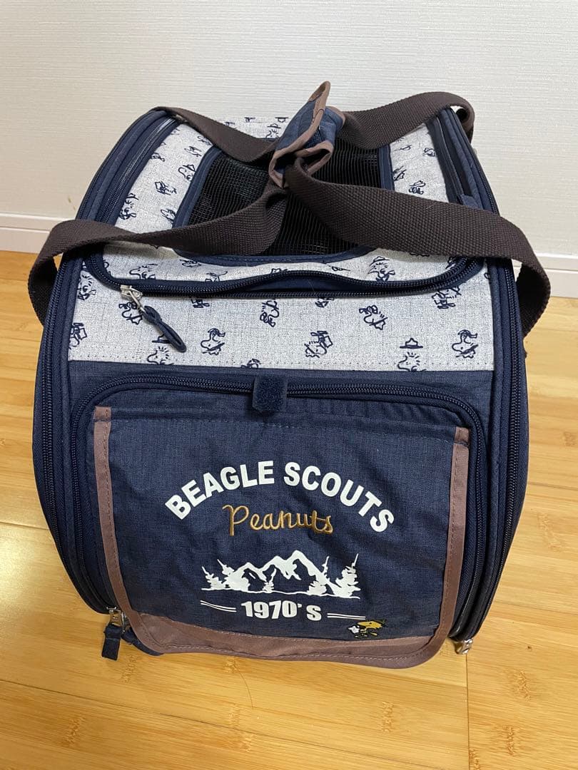 PEANUTS BEAGLE SCOUTS ペットカート スヌーピー柄