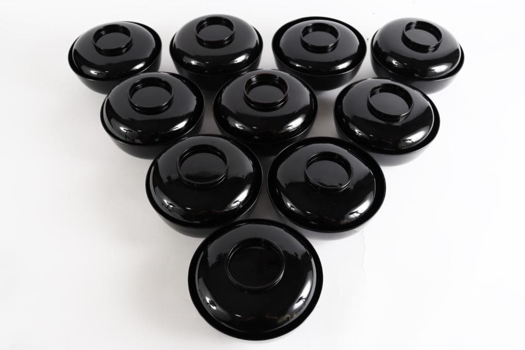 懐石道具 菓子椀 塗椀 吸物椀 漆器 木箱