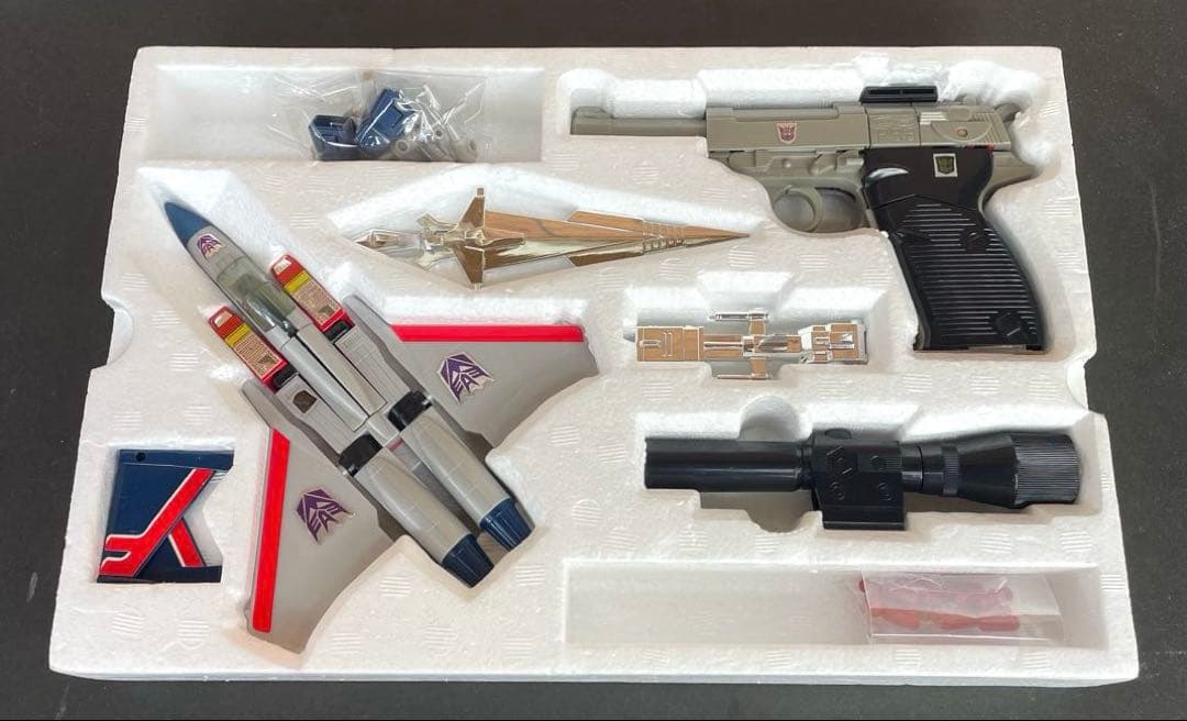 旧タカラ　グッバイ メガトロン　スタースクリーム　1983年製　当時品